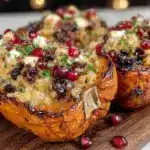 gefüllter Hokkaido-Kürbis mit Couscous - featured image